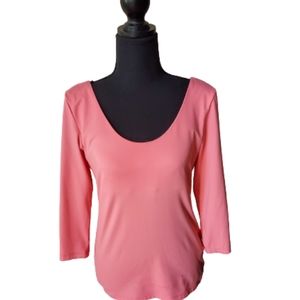 H&M CORRAL PINK TOP ( SIZE M)